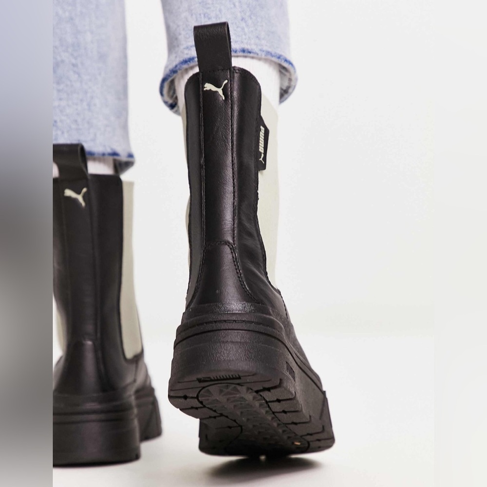 Puma Mayze stacked Chelsea boots - Picture 3 of 9